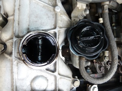 et pas de trace de mayo, ni sur la jauge!!! depuis juin!