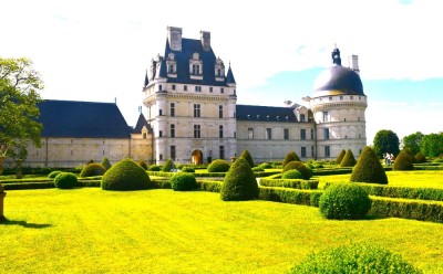 face avant du château de Valençay