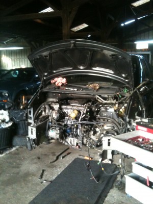 nouveau moteur en place