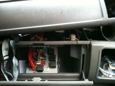 Levage du tableau de bord.