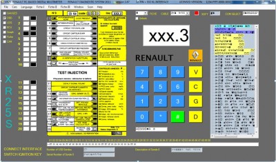 écran contact et moteur à l’arrêt