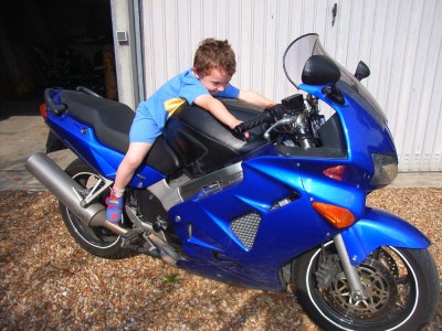 mon p'tit fils sur  le VFR